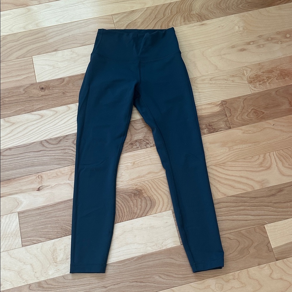 Blue/green Lululemon Wunder Train High-Rise Tight